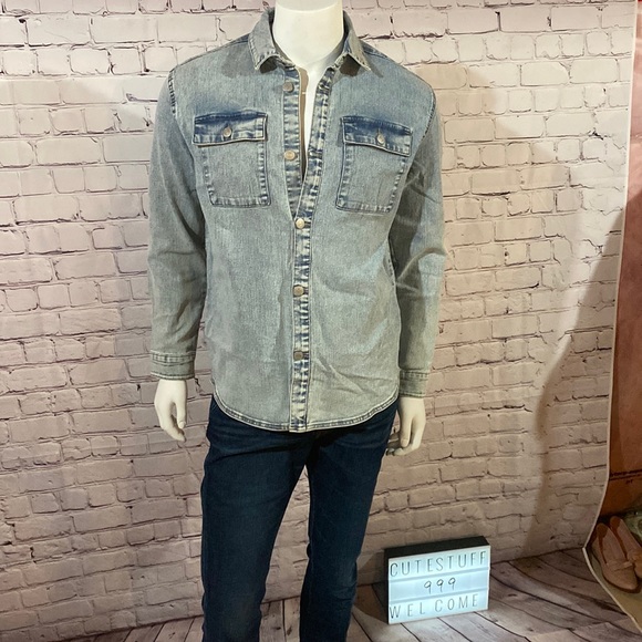 ONLY & SONS Jackets & Blazers - NWT Denim Jean unisex shirt jacket
